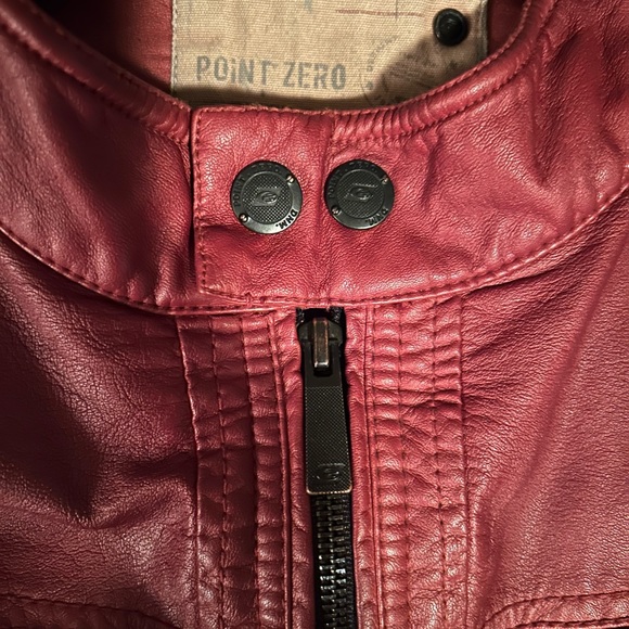 Point Zero Faux Leather Jacket - Picture 7 of 8